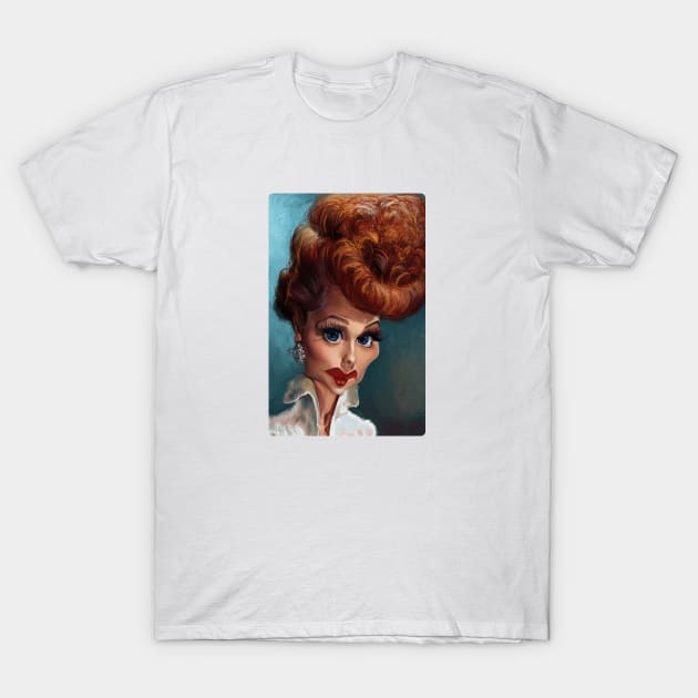 Lucille Ball T-Shirt by AlexNovo